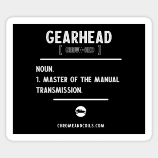 Gearhead - Definition Sticker